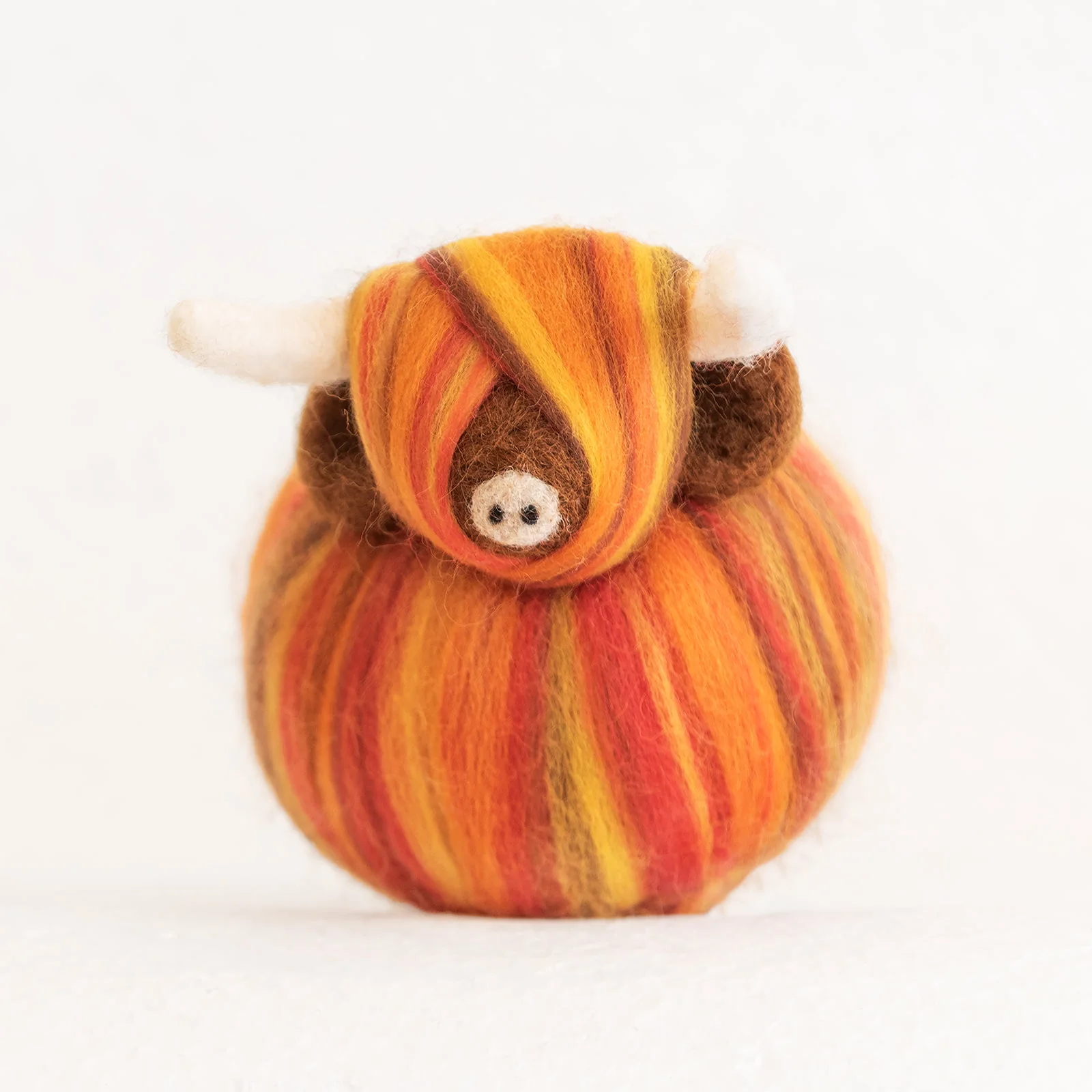 felt highland cow