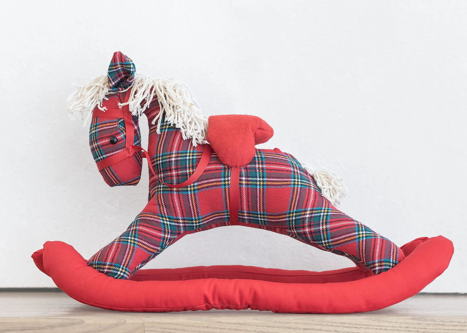 hand made soft toy rocking horse